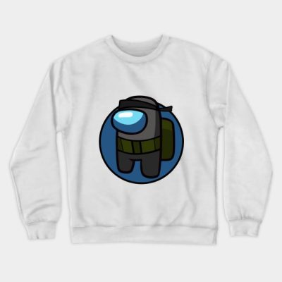 Among Us And Metal Gear Crossover Crewneck Sweatshirt Official Cow Anime Merch