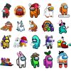 50pcs Hot Amoung Us Game Stickers For Laptop Notebook Skateboard Computer Luggage Decal Graffiti Amongus Sticker 3 - Among Us Merch