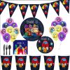 Among Game Us Theme Birthday Party Decorations Kids Gift Bag Paper Cups Plates Napkins Baby Shower 2 - Among Us Merch