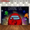 Among Game Us Theme Birthday Party Decorations Kids Gift Bag Paper Cups Plates Napkins Baby Shower 4 - Among Us Merch