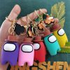 Anime Game Among Us Keychain Accessories Space Crewmates Imposter Car Keychains Bag Pendant Key Chain Model 3 - Among Us Merch