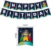 Cartoon Among Game Us Tablecloth Party Supplies Table Cover Banner Baby Shower Happy Birthday Decorations Free 1 - Among Us Merch