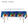 Cartoon Among Game Us Tablecloth Party Supplies Table Cover Banner Baby Shower Happy Birthday Decorations Free 2 - Among Us Merch