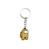 Game Among Us Keychain for Men Women 2023 New Fashion Metal Enamel Keyring Car Backpack Key 3 - Among Us Merch