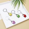 Game Among Us Keychain for Men Women 2023 New Fashion Metal Enamel Keyring Car Backpack Key 5 - Among Us Merch