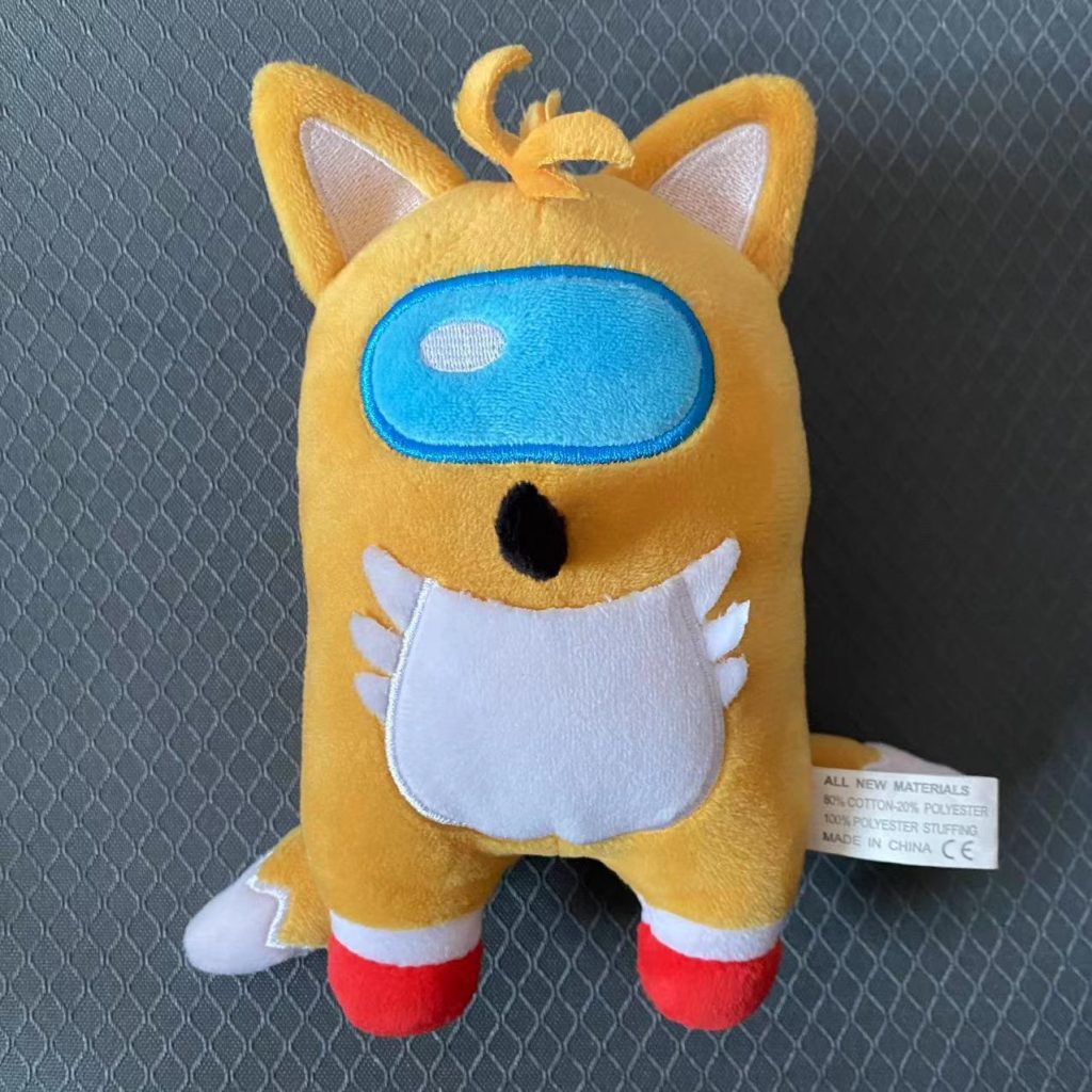 New Sonic the Hedgehog Plush Toy Anime Animation Cute Sonic Among Us Plush Doll Action Figure 5 - Among Us Merch