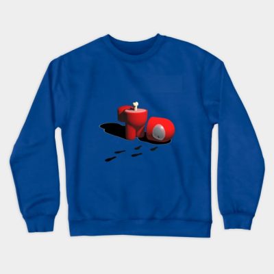 There Is 1 Impostor Amon9 Us Crewneck Sweatshirt Official Cow Anime Merch