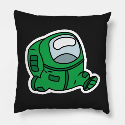 Green Task Scamper Throw Pillow Official Cow Anime Merch