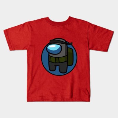 Among Us And Metal Gear Crossover Kids T-Shirt Official Cow Anime Merch