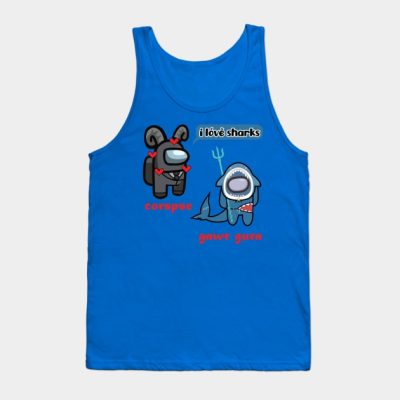 Gawr Gura And Corpse Husband Tank Top Official Cow Anime Merch