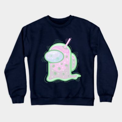 Ghost Bubble Tea Crewneck Sweatshirt Official Cow Anime Merch