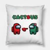 Cactus Sus Throw Pillow Official Cow Anime Merch