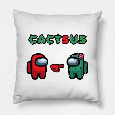 Cactus Sus Throw Pillow Official Cow Anime Merch