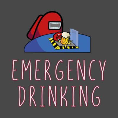 Emergency Drinking Throw Pillow Official Cow Anime Merch