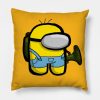 Minions Among Us Throw Pillow Official Cow Anime Merch