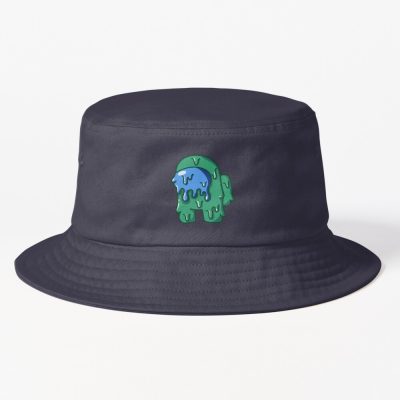 Among Us Green Character Melts Bucket Hat Official Cow Anime Merch