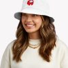 Among Us Red Impostor Bucket Hat Official Cow Anime Merch