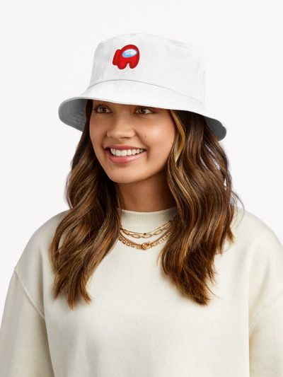 Among Us Red Impostor Bucket Hat Official Cow Anime Merch