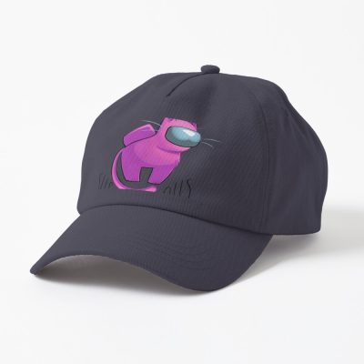 Pink Suspicious Among Us Cat Cap Official Cow Anime Merch