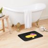 Yellow Floral Crewmate Bath Mat Official Cow Anime Merch