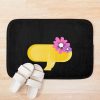 Yellow Floral Crewmate Bath Mat Official Cow Anime Merch