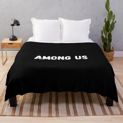 Among Us Throw Blanket Official Cow Anime Merch