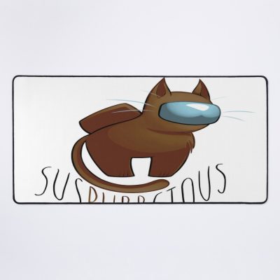 Brown Suspicious Among Us Cat Mouse Pad Official Cow Anime Merch