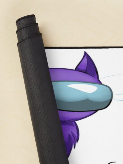 Purple Suspicious Among Us Cat Mouse Pad Official Cow Anime Merch