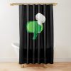 Green Chef Hat Crewmate Shower Curtain Official Cow Anime Merch