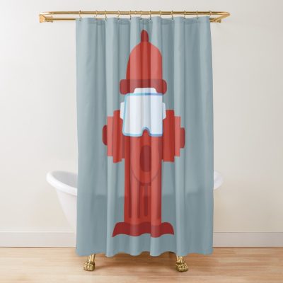 Among Us T-Shirtamong Us - Hydrant Shower Curtain Official Cow Anime Merch