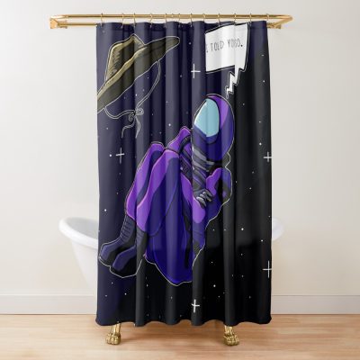 Among Us, I Told You So Shower Curtain Official Cow Anime Merch