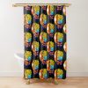 Among Us Super Saiyan Goku Shower Curtain Official Cow Anime Merch