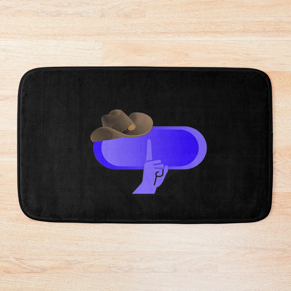 Among Us The Indigo Cowboy Crewmate Bath Mat - Among Us Merch