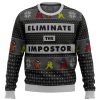 Eliminate the Impostor Among Us men sweatshirt FRONT mockup - Among Us Merch